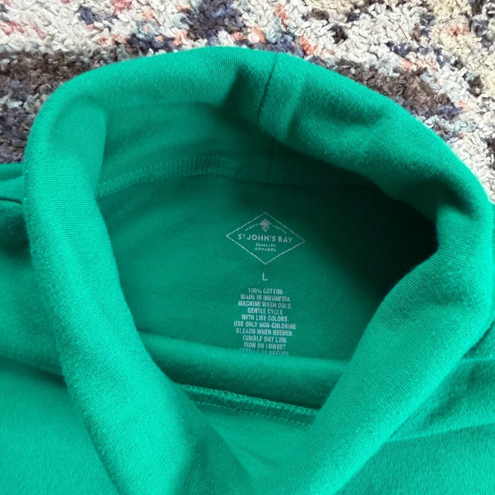 Green Turtleneck - Picture 2 of 3